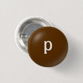 P Monogramm-Taste Button (Vorne & Hinten)