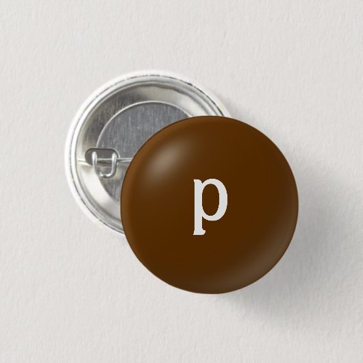 P Monogramm-Taste Button (Vorne & Hinten)