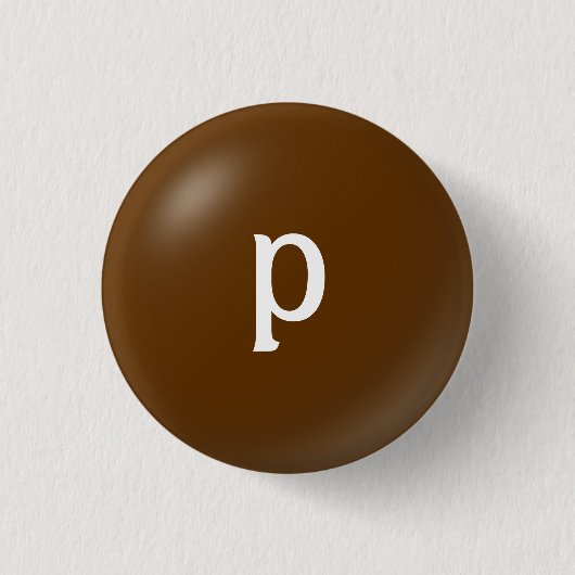 P Monogramm-Taste Button (Vorderseite)