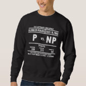 P-NP-Problem Informatik Millennium-Problem Nerd Sweatshirt (Vorderseite)
