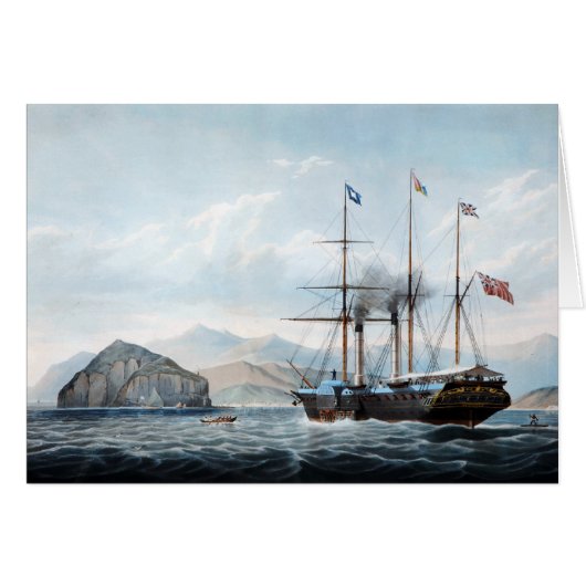 P&O-Dampfschiff Bentinck 1844 (Vorderseite (Horizontal))