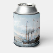 P&O-Dampfschiff Bentinck 1844 Dosenkühler (Kanne Rückseite)