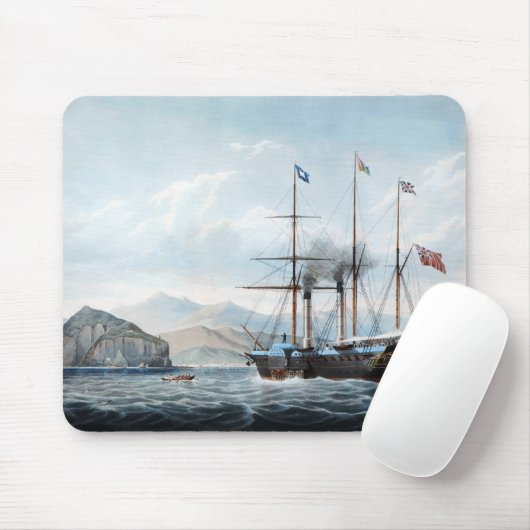 P&O-Dampfschiff Bentinck 1844 Mousepad (Mit Mouse)
