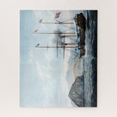 P&O-Dampfschiff Bentinck 1844 Puzzle (Vertikal)