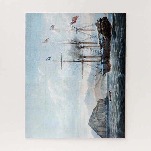 P&O-Dampfschiff Bentinck 1844 Puzzle (Vertikal)