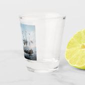 P&O-Dampfschiff Bentinck 1844 Schnapsglas (Rechts)