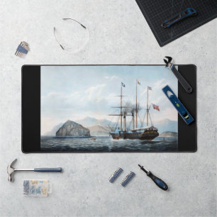 P&O-Dampfschiff Bentinck 1844 Schreibtischunterlage