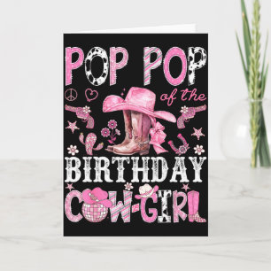 P P der Geburtstags-Cow-Girl Nk Disco-Rodeo P P Karte