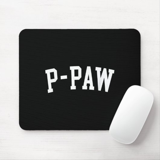 P-paw T-shirt_2.png Mousepad (Mit Mouse)