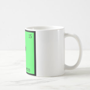 P - Peloneuestes Dinosaur Chemie Periodensystem Kaffeetasse