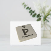 P Phosphor Postkarte (Stehend Vorderseite)