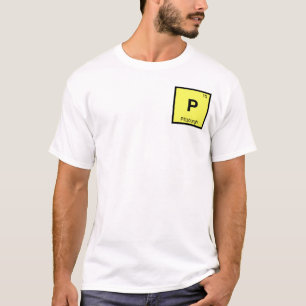 P - Pittsburgh Pennsylvania Chemisches Symbol T-Shirt