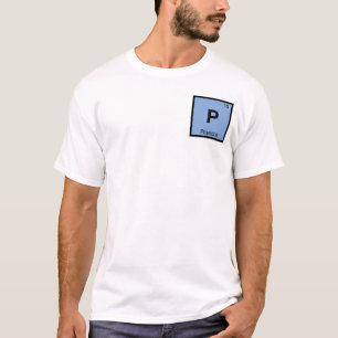P - Poseidon Gott Chemie Periodensystem Symbol T-Shirt