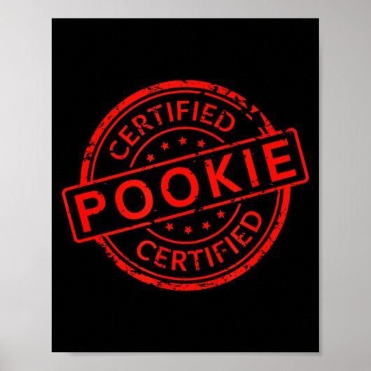 P Pular Slang Quote Valentines Certified Oki  Poster (Vorne)