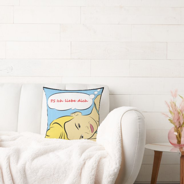 P.S. I Liebe Sie in Deutsch, P.S. Ich Liebe Dich Kissen (Liege)