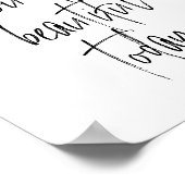 P.S. Ich hoffe, Sie fühlen sich heute schön Poster (Ecke)