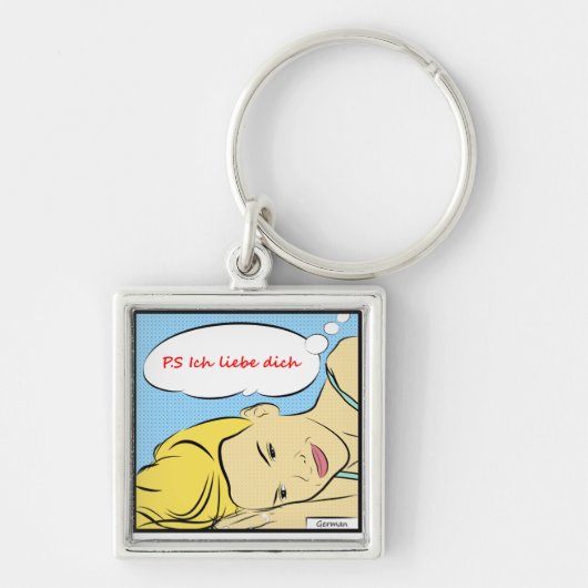 P.S ich liebe dich Schlüsselanhänger (Vorne)