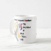 P.S.W. das Rückgrat Kaffeetasse (Vorderseite Links)