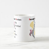P.S.W. das Rückgrat Kaffeetasse (Mittel)