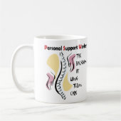 P.S.W. das Rückgrat Kaffeetasse (Links)