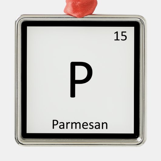 P - SILBERNES ORNAMENT (Vorne)