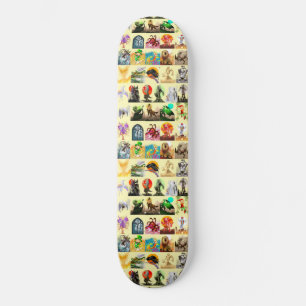 P steht für Phoenix Zusammen auf Gelb Skateboard