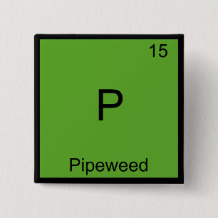 P - Symbol-T-Shirt für Pipeweed Funny Chemistry El Button