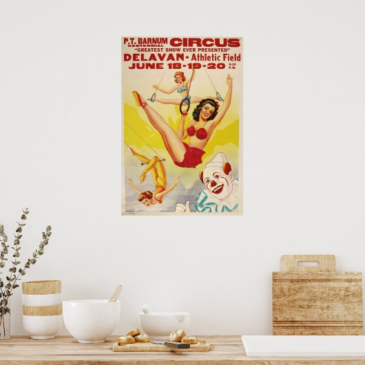 P.T. Barnum Centennial Circus Poster (Küche)