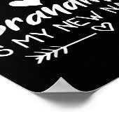 P The Champagne Grandma Is My New Name Poster (Ecke)