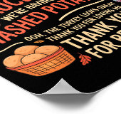 P The Cranberry Sauce Funny Thanksgiving Long Slee Poster (Ecke)