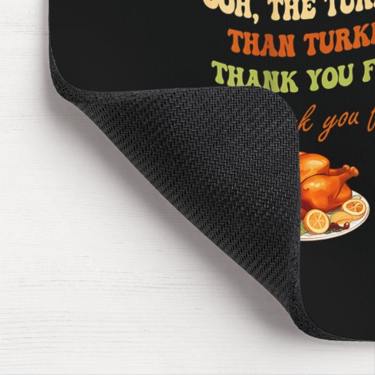 P The Cranberry Sauce Mashed Tatoes Funny Thanksgi Mousepad (Ecke)
