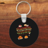 P The Cranberry Sauce Mashed Tatoes Funny Thanksgi Schlüsselanhänger (Vorderseite)