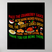 P The Cranberry Sauce Mashed Tatoes  Poster (Vorne)