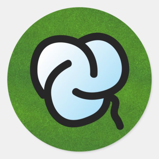 P. Trillia Runder Aufkleber (Vorderseite)