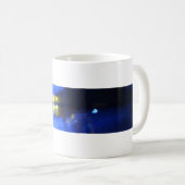 P Typografische Monogramm Coole Tasse (VorderseiteRechts)