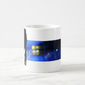 P Typografische Monogramm Coole Tasse (Mittel)