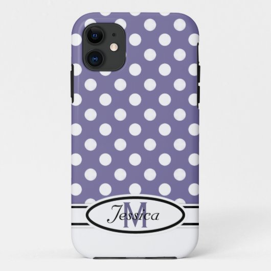 P- u. w-Tupfen-Monogramm iPhone 5 Fall Case-Mate iPhone Hülle (Rückseite)