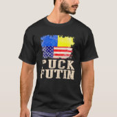 P Uck Fu Tin Meme I Stand mit Ukraine L T-Shirt (Vorderseite)