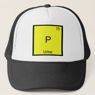 P - Urin Chemistry Element Symbol Funny Periodic Truckerkappe