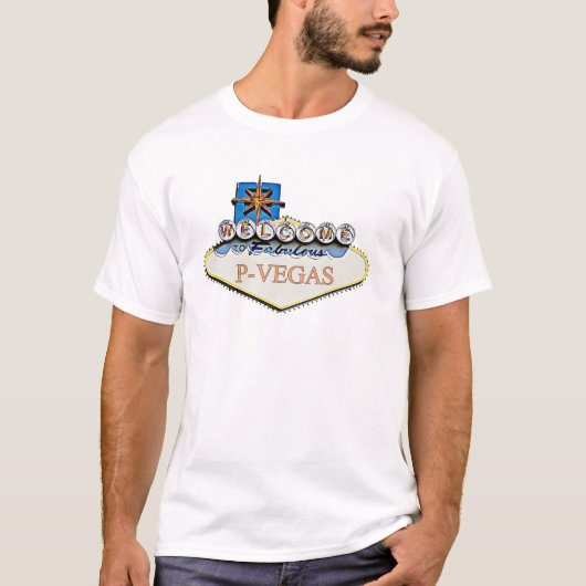 P-Vegas Platteville, Wisconsin-Shirt T-Shirt (Vorderseite)