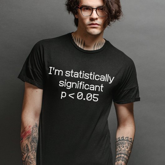 P Wert I ist statistisch signifikant p < 0,05 T-Shirt