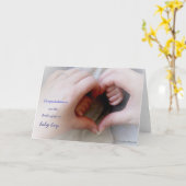 © P Wherrell Baby-Mutterbaby übergibt Herz Karte (Gelbe Blume)