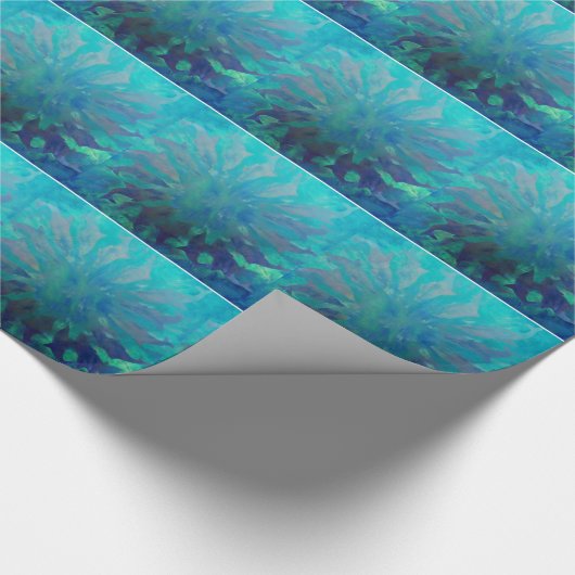 © P Wherrell digitale Malerei des Delphin-Kreises Geschenkpapier (Ecke)