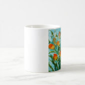 © P Wherrell Kunstmalerei-Frühlingstulpen Kaffeetasse (Mittel)