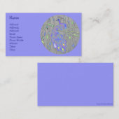 © P Wherrell stilvoller modischer Visitenkarte (Vorne/Hinten)