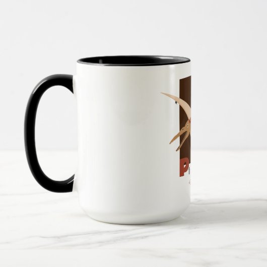 P wie Pteranodon-Tasse Tasse (Links)