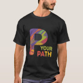 P Your Path Design men T-Shirt (Vorderseite)
