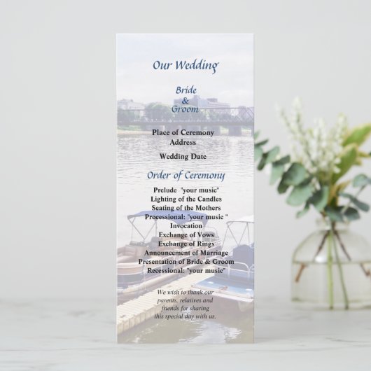 PA - Aussicht auf das Hochzeitsprogramm der Walnut Programm (Stehend Vorderseite)