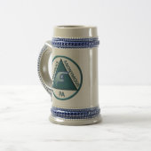 PA-Bier Stein Bierglas (Vorderseite Links)