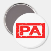 Pa Briefmarke Magnet (Vorderseite/Rückseite)